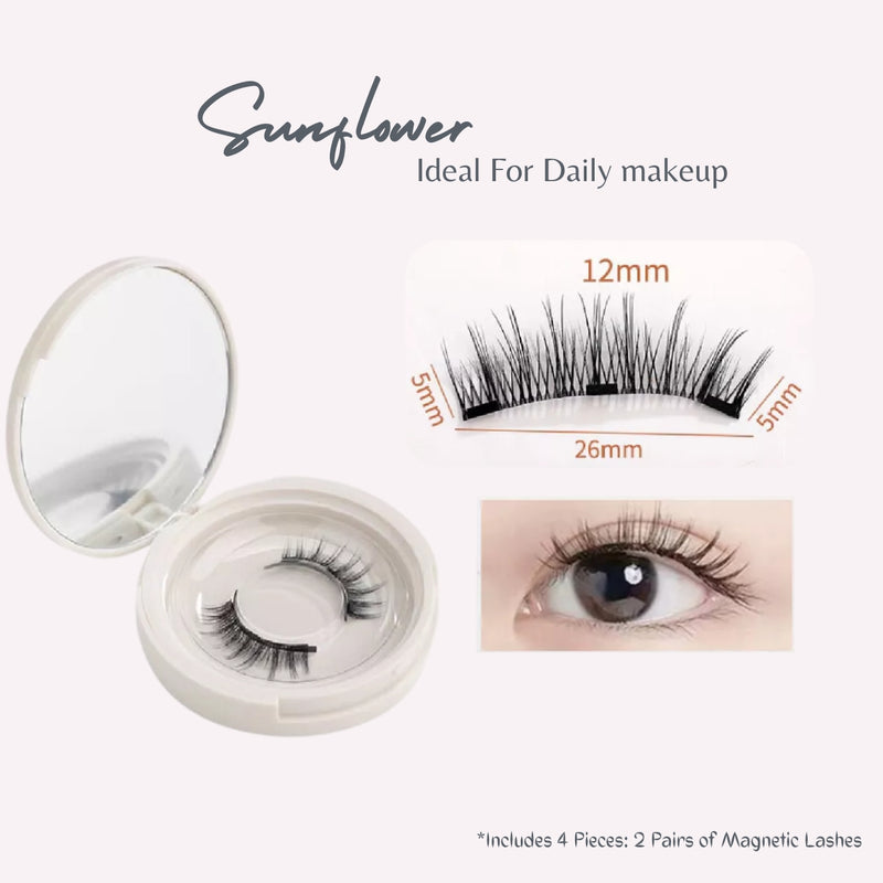 Reusable Magnetic Eyelashes For Effortless Beauty