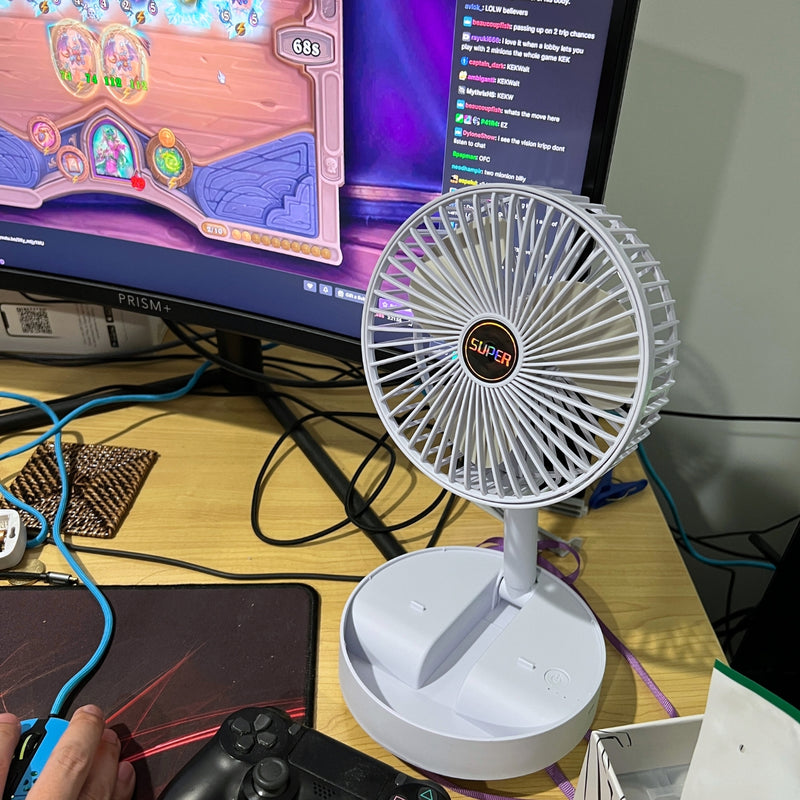 ChillMate Rechargable Desktop Fan