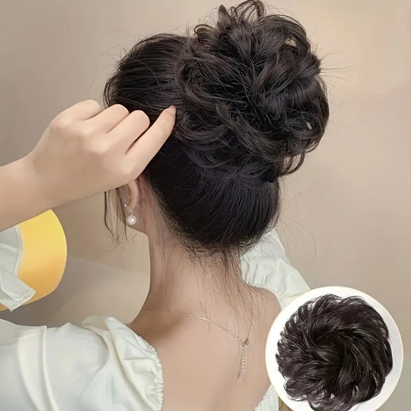 Easy Hair Bun Scrunchie